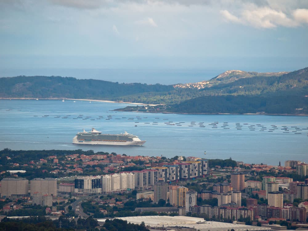 Qué ver en Vigo Vista genral de Vigo y su Ría, Galicia